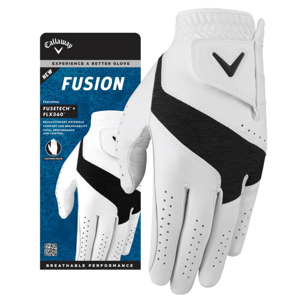 Callaway Fusion Herren Golfhandschuh, Weiß