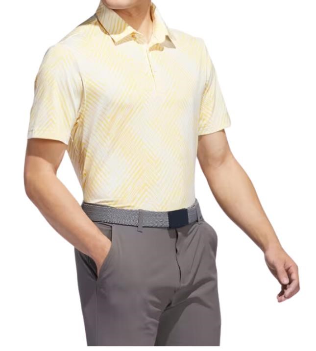 Adidas Ultimate 365 Allover Herren Poloshirt, gelb
