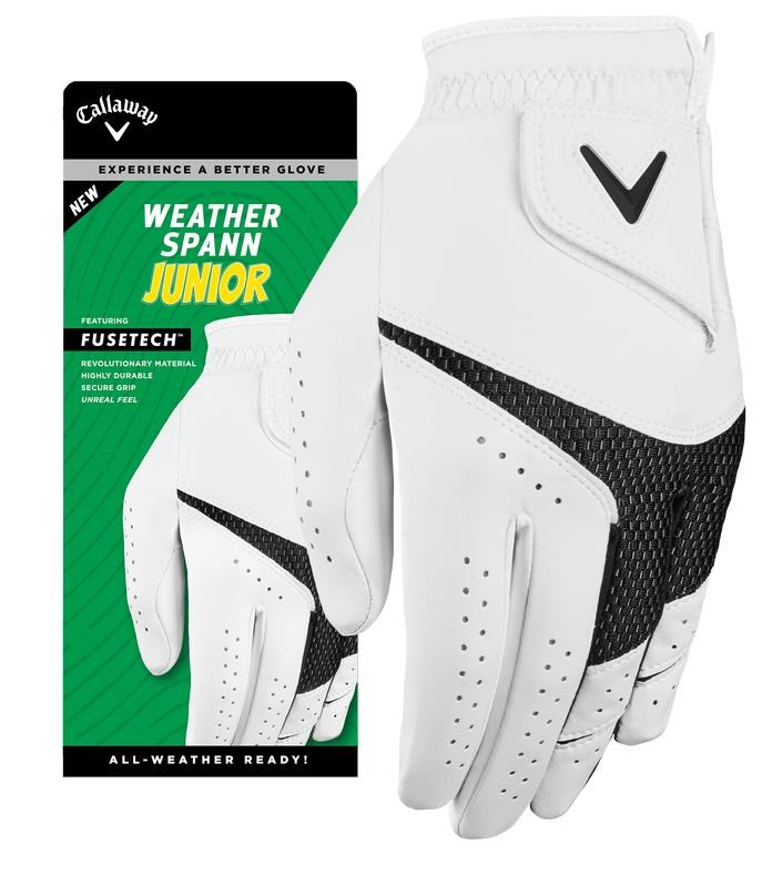 Callaway Weather Spann Junior Handschuh, weiss