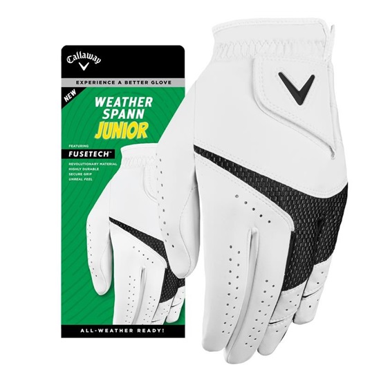 Callaway Weather Spann Junior Handschuh, weiss