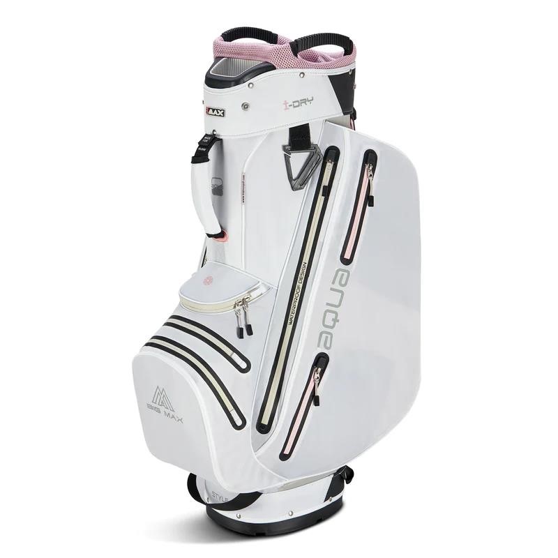 Big Max Aqua Style 4 Cartbag, weiss/rosa