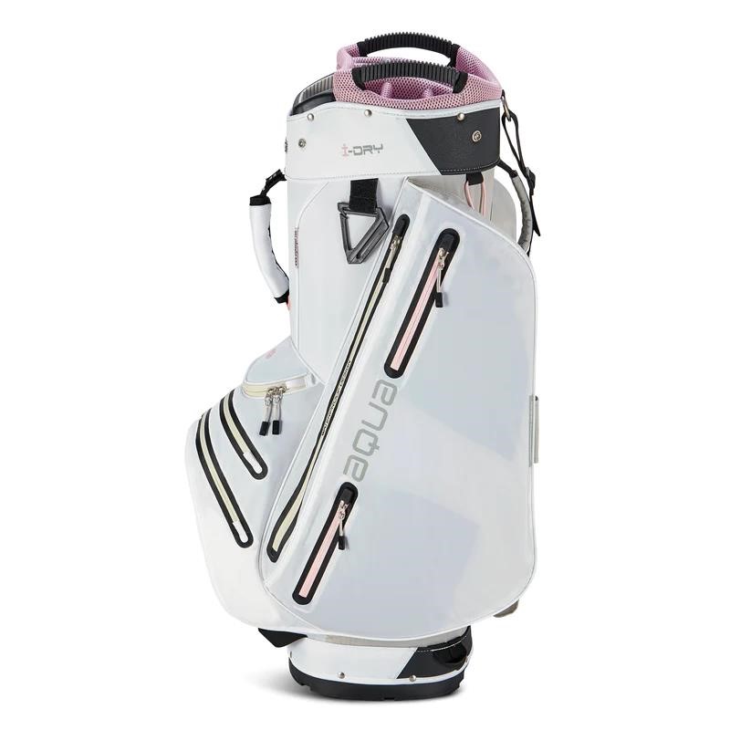 Big Max Aqua Style 4 Cartbag, weiss/rosa