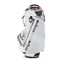 Big Max Aqua Style 4 Cartbag, weiss/rosa