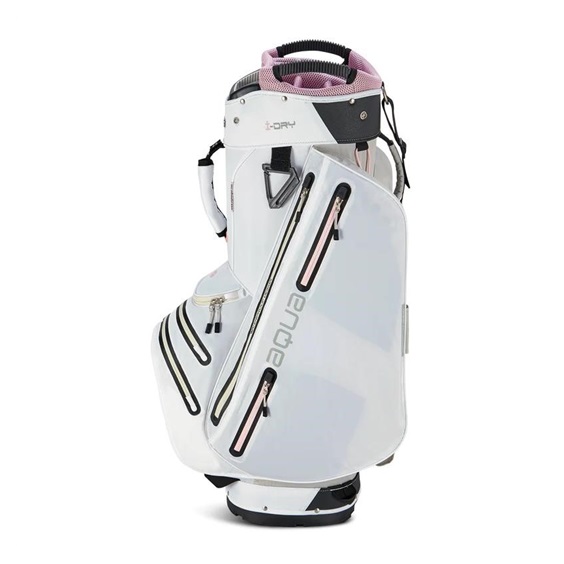 Big Max Aqua Style 4 Cartbag, weiss/rosa