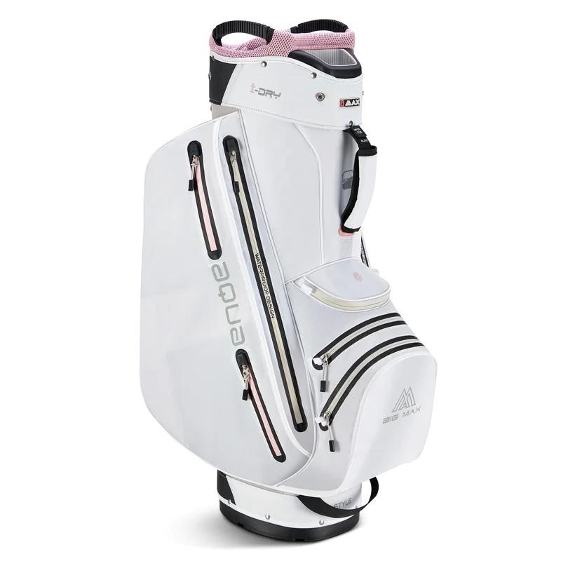 Big Max Aqua Style 4 Cartbag, weiss/rosa