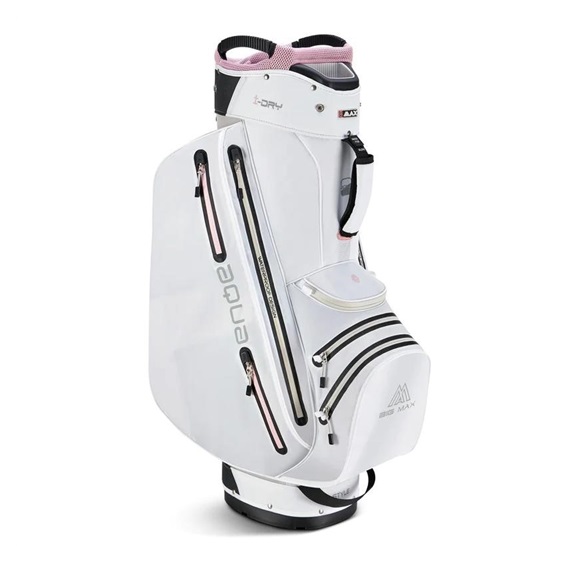 Big Max Aqua Style 4 Cartbag, weiss/rosa