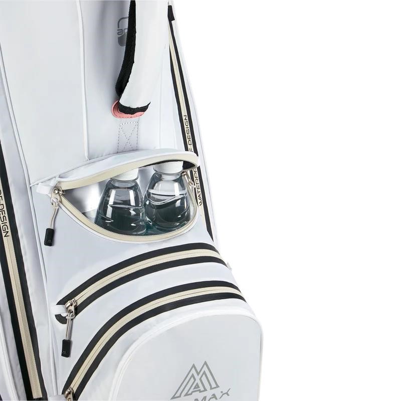 Big Max Aqua Style 4 Cartbag, weiss/rosa