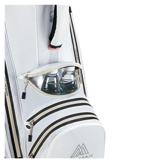Big Max Aqua Style 4 Cartbag, weiss/rosa