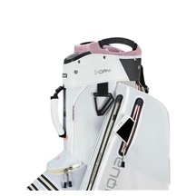 Big Max Aqua Style 4 Cartbag, weiss/rosa