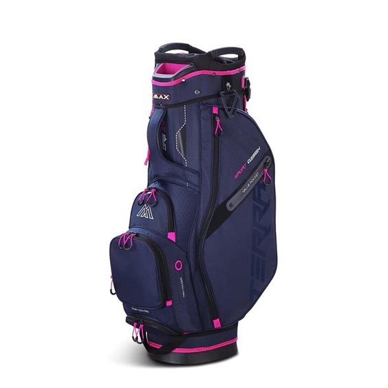 Big Max Terra Sport cart bag, steel blue/fuchsia