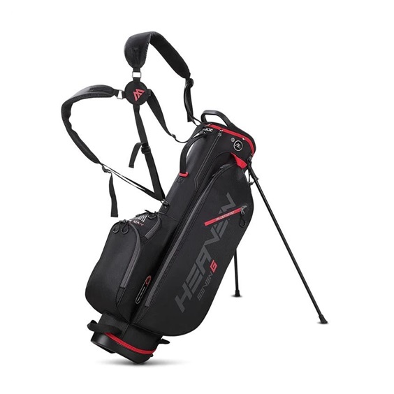 Big Max Heaven Seven G Standbag, schwarz/rot