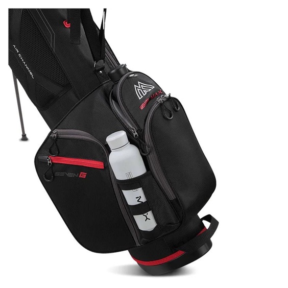 Big Max Heaven Seven G Standbag, schwarz/rot