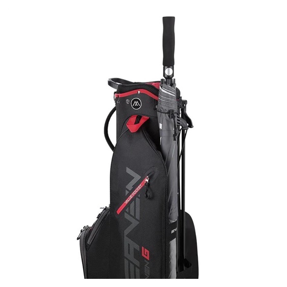 Big Max Heaven Seven G Standbag, schwarz/rot