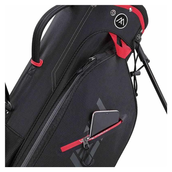 Big Max Heaven Seven G Standbag, schwarz/rot