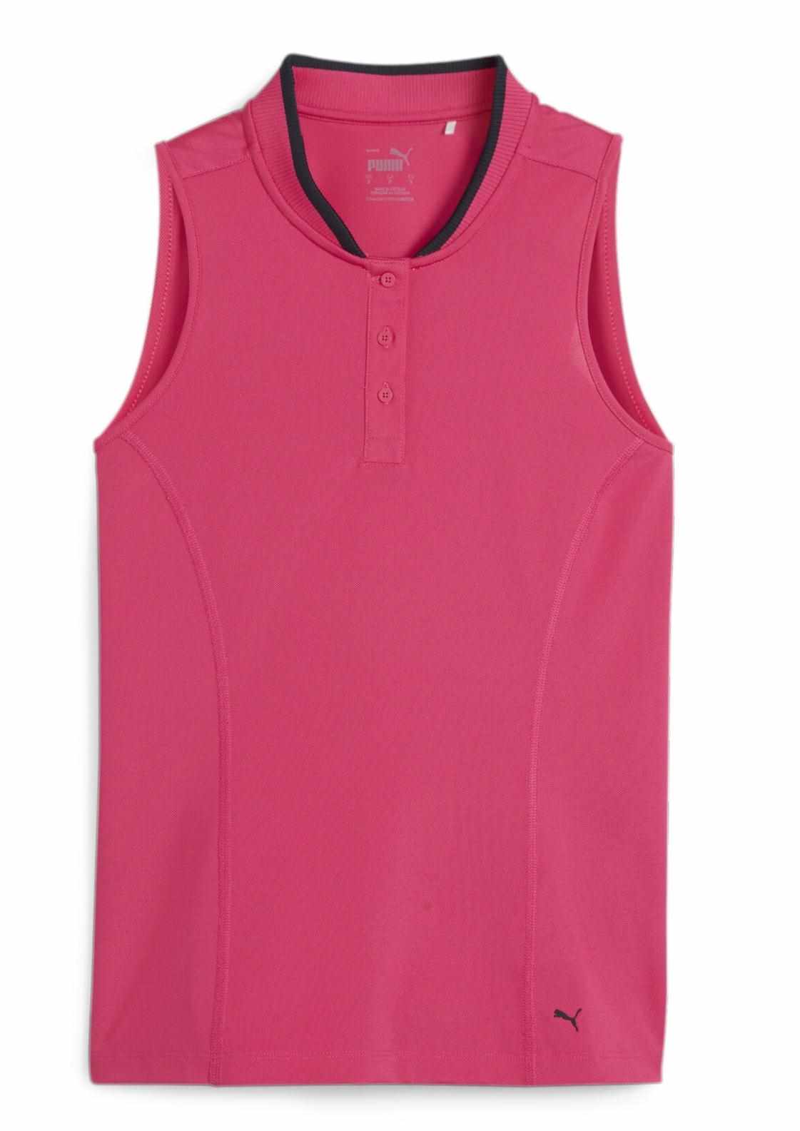 Puma Range Pique Sleeveless Damen Poloshirt, rosa