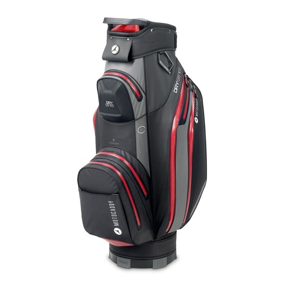 Motocaddy Dry Series Cartbag, grau/rot