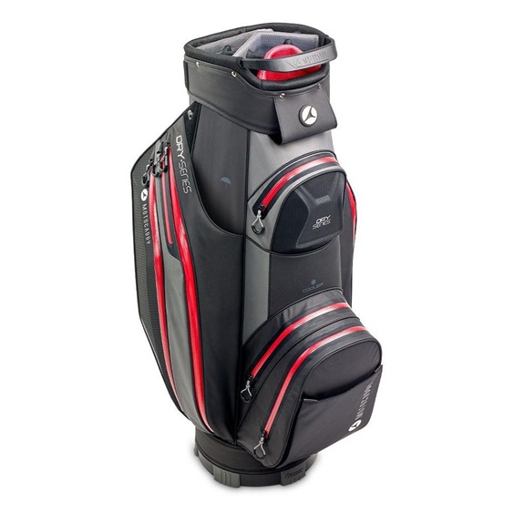 Motocaddy Dry Series Cartbag, grau/rot