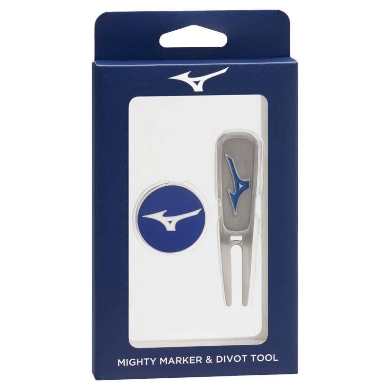 Mizuno RB Pitchfork & Marker Set, silber/blau