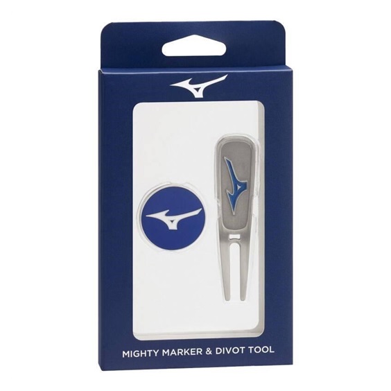 Mizuno RB Pitchfork & Marker Set, silber/blau
