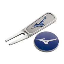 Mizuno RB Pitchfork & Marker Set, silber/blau