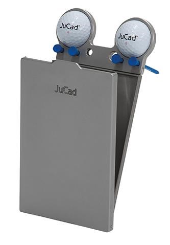 JuCad Scorekartenhalter Voll-Metall, titan/titan Abdeckungs