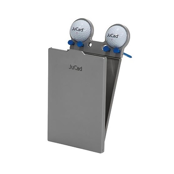 JuCad Scorekartenhalter Voll-Metall, titan/titan Abdeckungs
