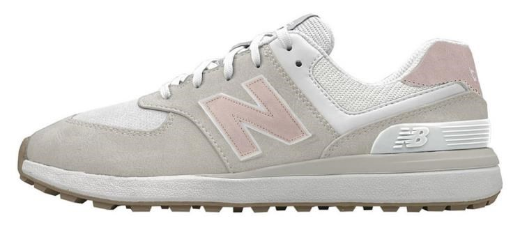 New Balance 574 Greens V2 Damen Golfschuhe, beige/rosa