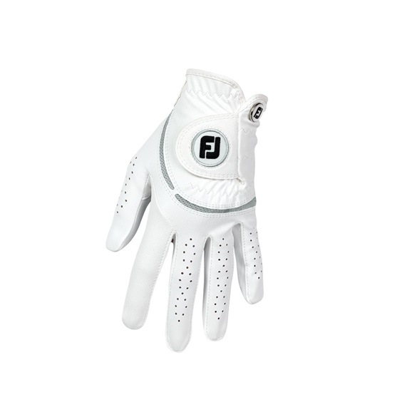 FootJoy WeatherSof Damen Golfhandschuh, weiss/grau