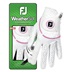 FootJoy WeatherSof Damen Golfhandschuh, weiss/rosa