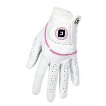 FootJoy WeatherSof Damen Golfhandschuh, weiss/rosa
