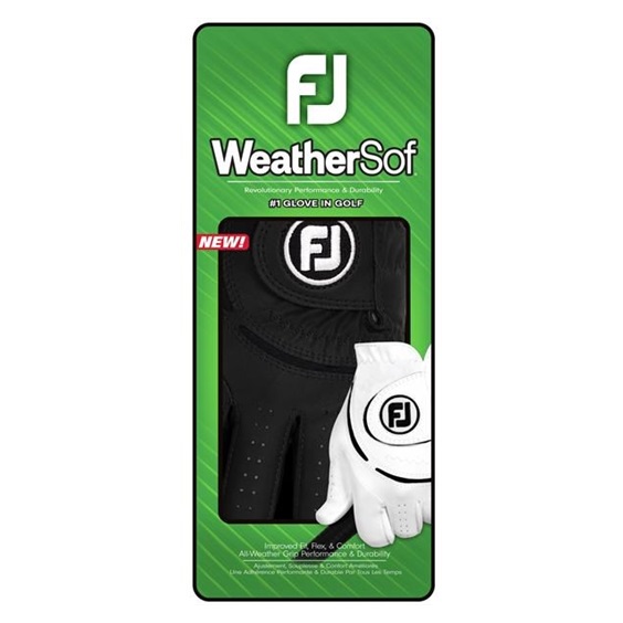 FootJoy WeatherSof Herren Handschuh, schwarz