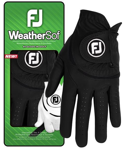 FootJoy WeatherSof Herren Handschuh, schwarz