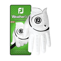 FootJoy WeatherSof Herren Handschuh, weiss/schwarz