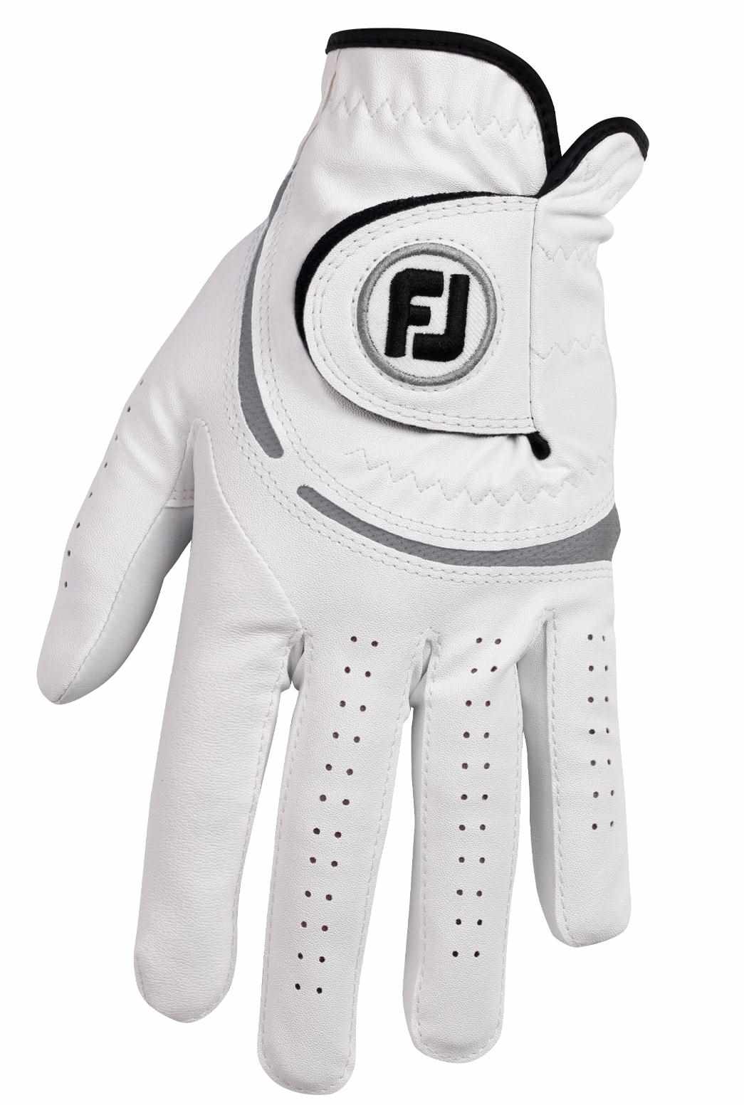 FootJoy WeatherSof Herren Handschuh, weiss/grau