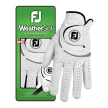 FootJoy WeatherSof Herren Handschuh, weiss/grau