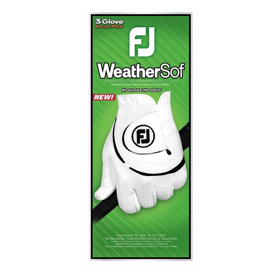 FootJoy WeatherSof Herren Handschuh, 3Stk.