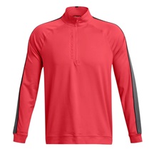 Under Armour Storm Midlayer 1/2 Zip Herren Sweatshirt, rot/schwarz