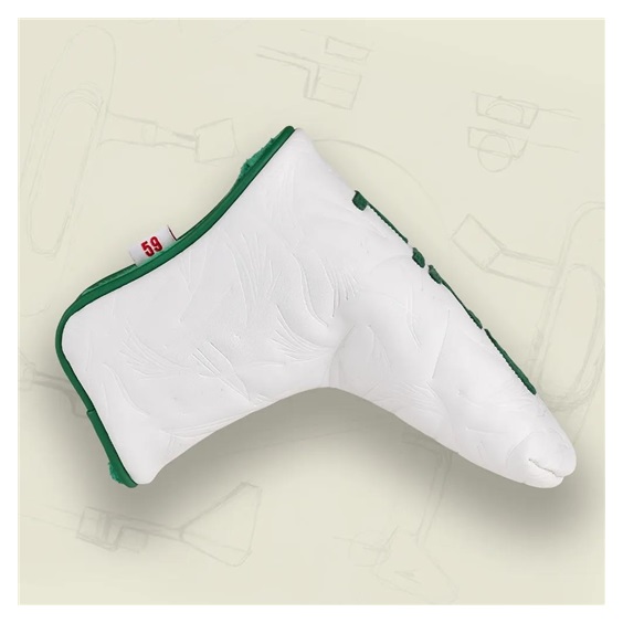 PING Looper Blade Putter Headcover, weiß/grün