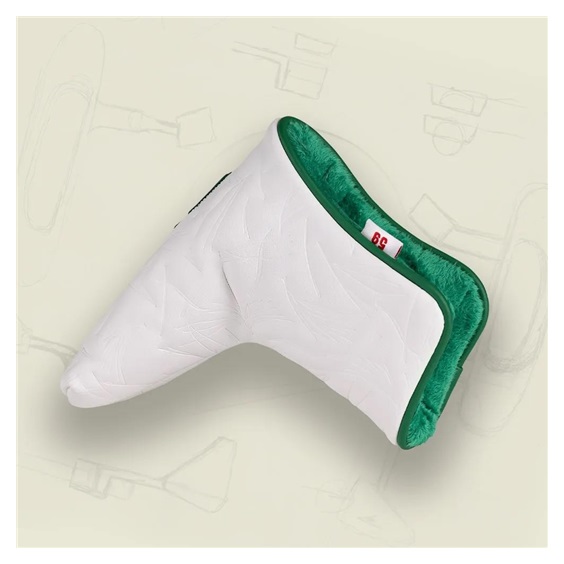 PING Looper Blade Putter Headcover, weiß/grün