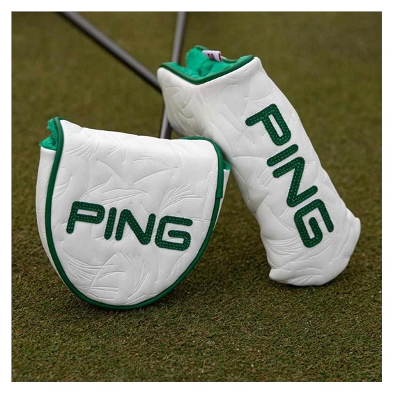 PING Looper Blade Putter Headcover, weiß/grün