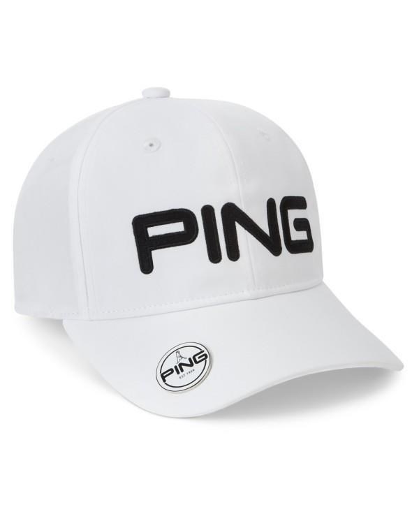 Ping Ball Marker Golf Cap, weiss
