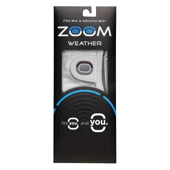 Zoom Weather Herren Handschuh, weiss/silber