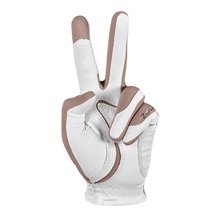 Zoom Weather Damen Handschuh, weiss/beige
