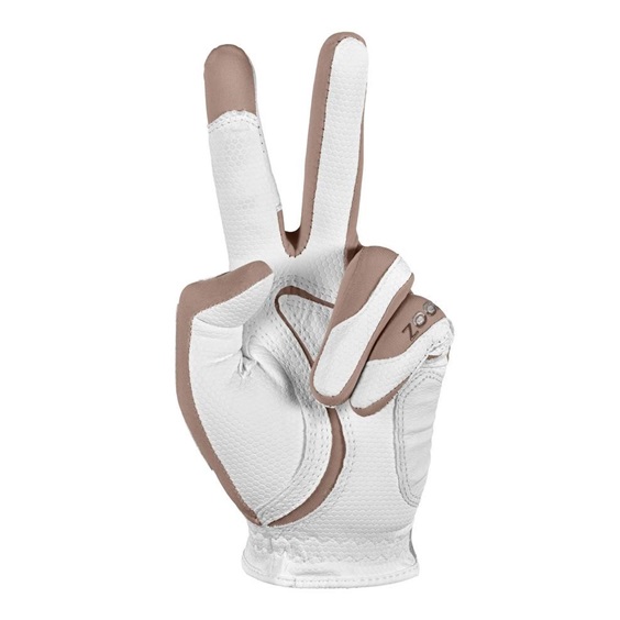 Zoom Weather Damen Handschuh, weiss/beige