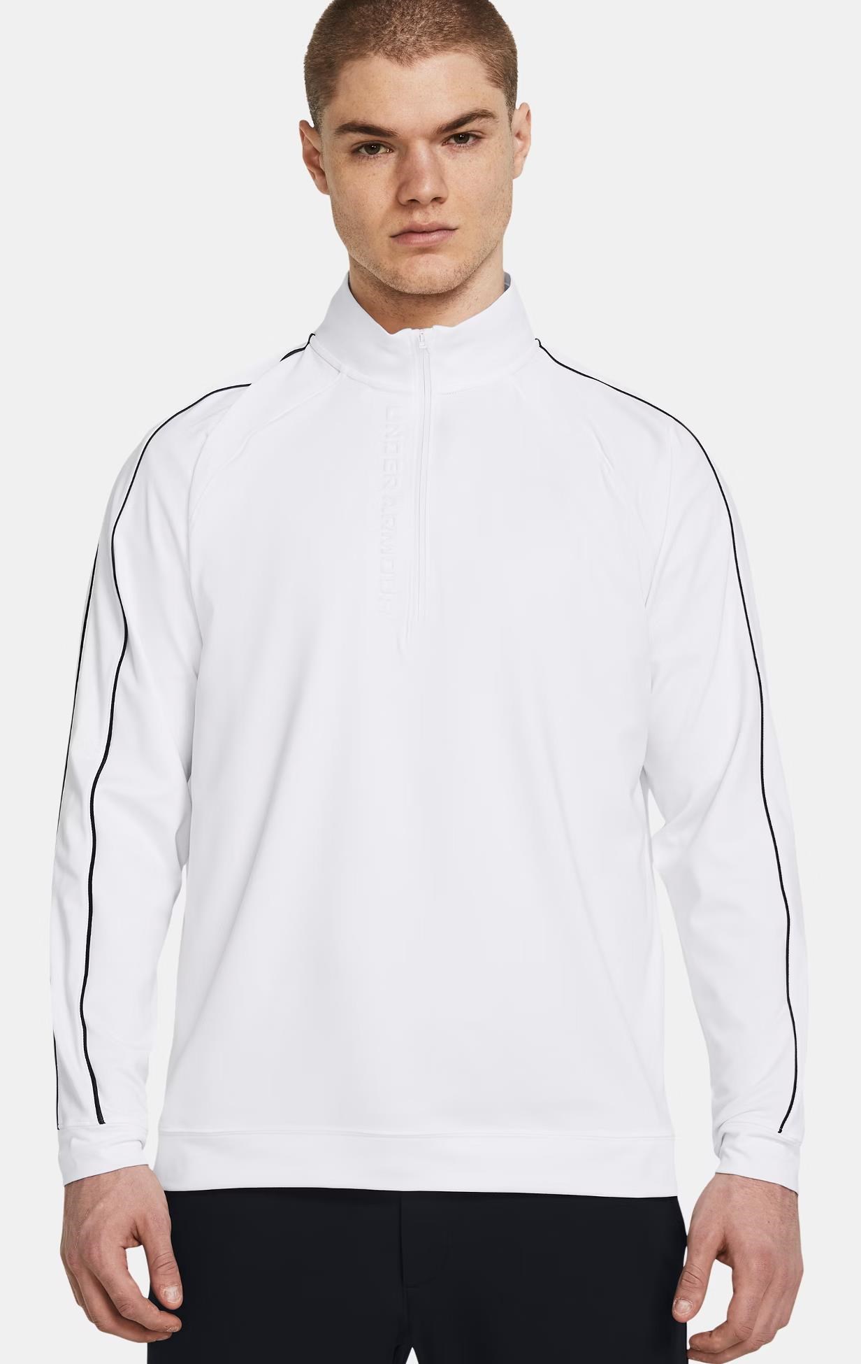 Under Armour Storm Midlayer 1/2 Zip Herren Sweatshirt, weiss