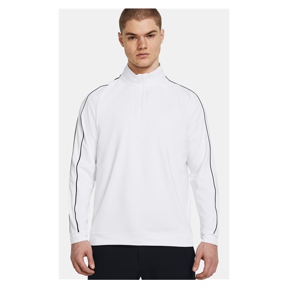 Under Armour Storm Midlayer 1/2 Zip Herren Sweatshirt, weiss