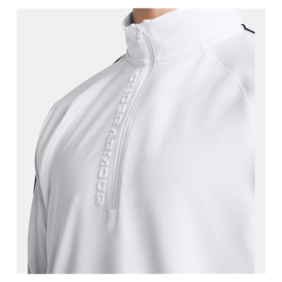 Under Armour Storm Midlayer 1/2 Zip Herren Sweatshirt, weiss
