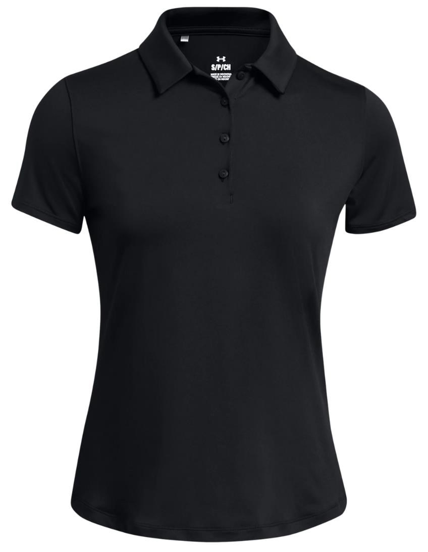Under Armour Playoff Damen Poloshirt, schwarz