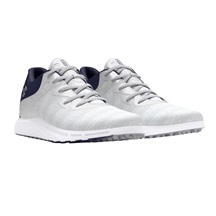 Under Armour Charged Breathe 2 Knit SL ladies golf shoes 2024, halo grey/midnight navy/metallic silver