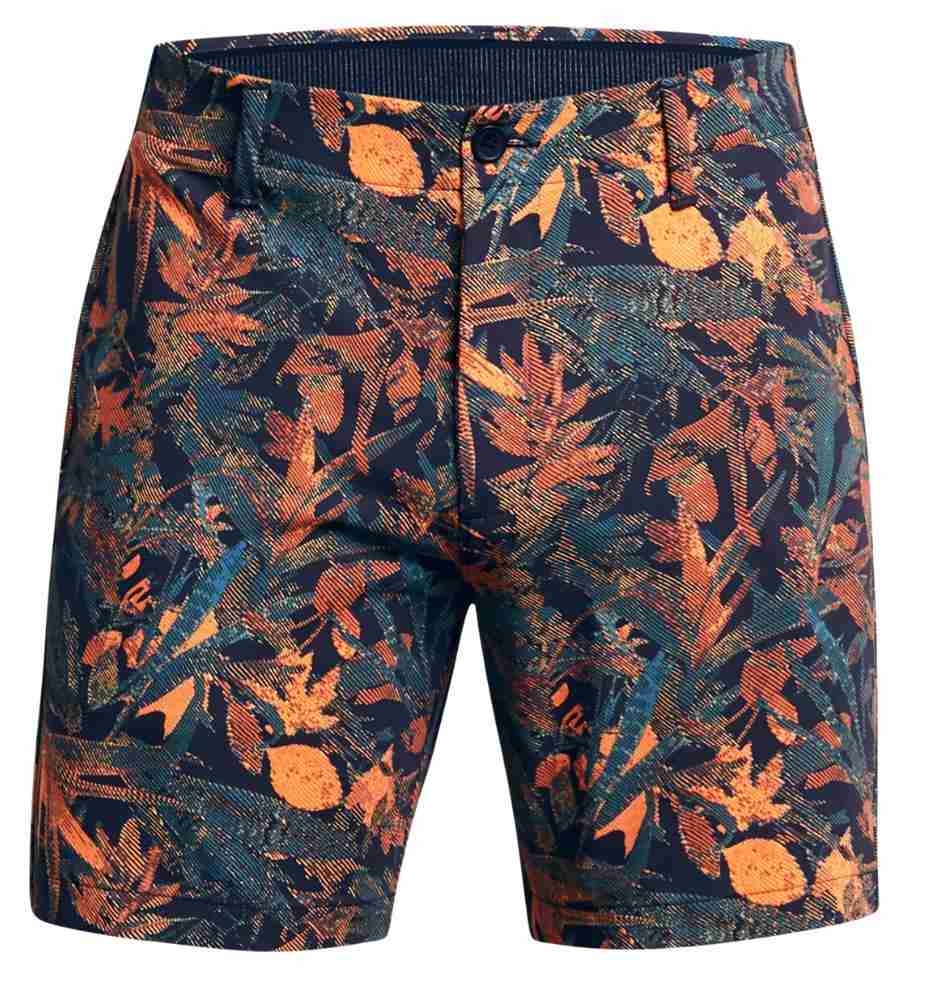 Under Armour Iso-Chill Printed 7" Herren Shorts, midnight navy/photon blue/halo gray